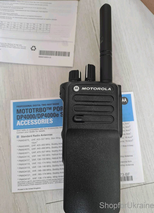 Портативна радіостанція motorola dp4400е (vhf)3 фото