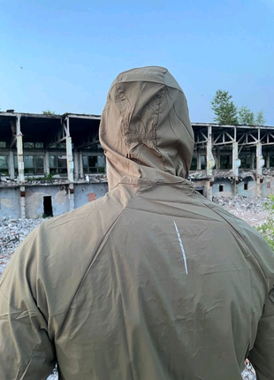Тактична куртка олива тоненька літня штормовка хакі для зсу армій4 фото