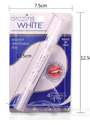 Професійний відбілювач для зубів dazzling white pen відбілюючий олівець для відбілювання зубної емалі6 фото