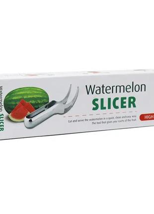 Нож кухонный для резки арбуза и дыни с удлиненными лезвиями watermelon slicer 25371-24 фото