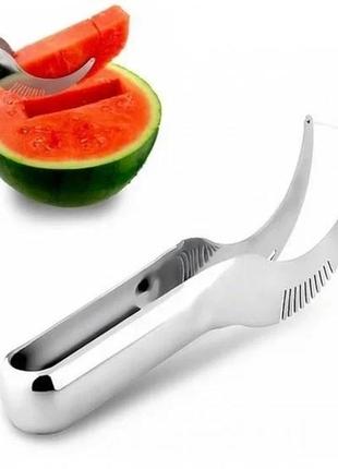 Нож кухонный для резки арбуза и дыни с удлиненными лезвиями watermelon slicer 25371-22 фото