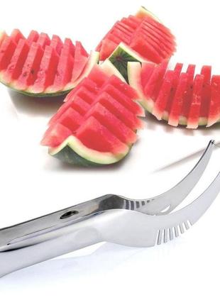 Нож кухонный для резки арбуза и дыни с удлиненными лезвиями watermelon slicer 25371-29 фото