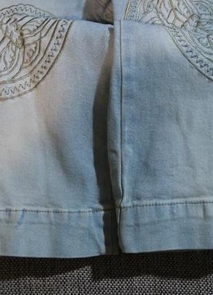 Вінтаж! бразильські оригінальні джинси кльош з вишивкою від sweet novemвer9 фото