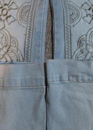 Вінтаж! бразильські оригінальні джинси кльош з вишивкою від sweet novemвer10 фото