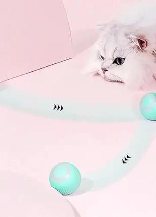Интерактивная смарт игрушка smart ball - вращяющийся мячик для котов и маленьких собак2 фото