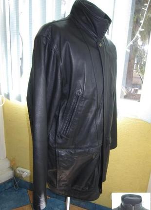 Большая мужская кожаная куртка henry morell. лот 8944 фото