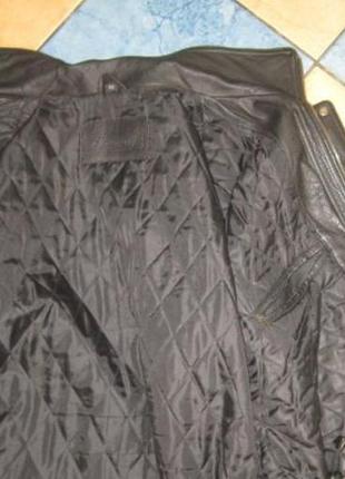 Большая мужская кожаная куртка henry morell. лот 8946 фото