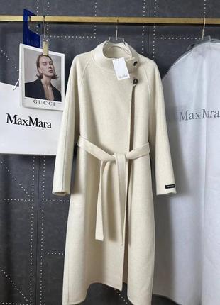 Молочне пальто maxmara1 фото
