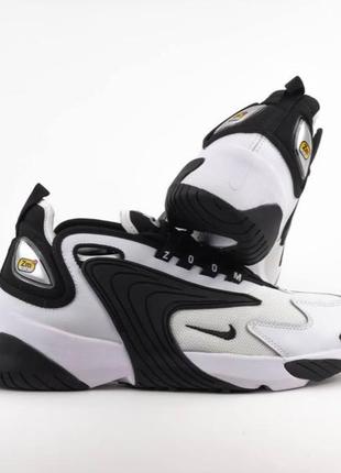 Nike zoom 2k white and black2 фото