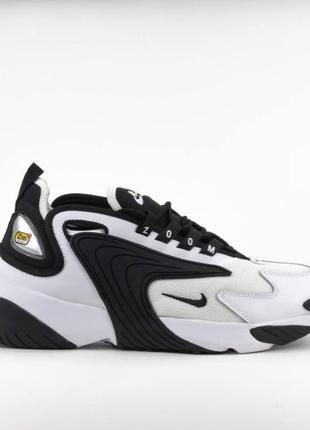 Nike zoom 2k white and black5 фото