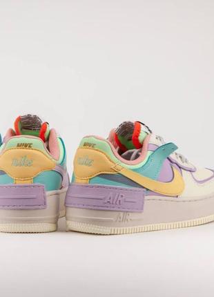 Nike air force af-1 shadow beige violet5 фото