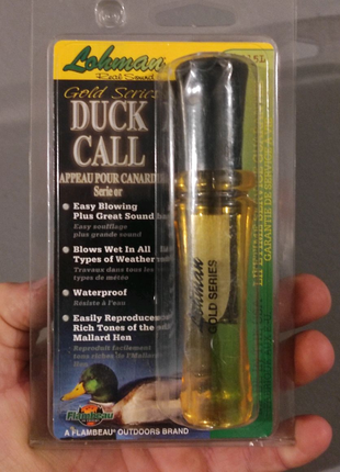 Манок на крякву качку lohman™ gold series duck call