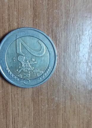 Монета 2 євро греція 2002 год3 фото