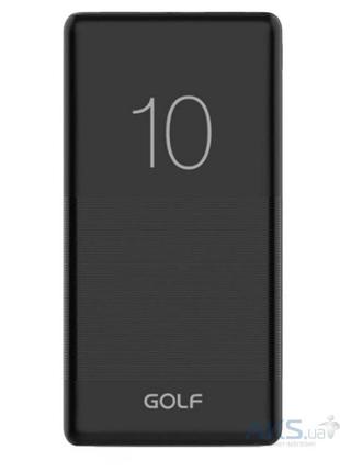 Новий зовнішній акумулятор power bank golf g80 10000 mah чорний