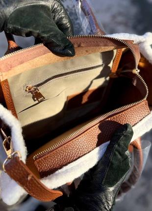 Женская сумка marc jacobs tote brown8 фото