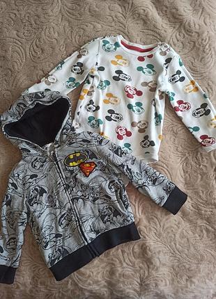Комплект боді disney мікі маус та худі hm р. 92