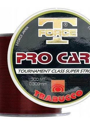 Лісочка коропова, лісочка для лову короп, волосінь на коропа, лісочка trabucco t-force pro-carp 300м 0.32мм 13,85кг