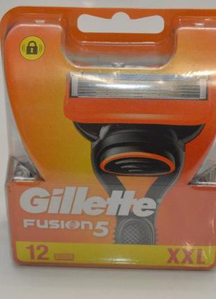 Gillette fusion 5 12шт.