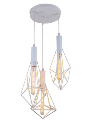 Люстра в стиле лофт белая 761st10-3 wh