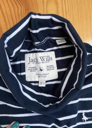 Jack wills тоненькое платье на длинный рукав, горловина гольфом, в полоску, в очень идеальном состоянии2 фото