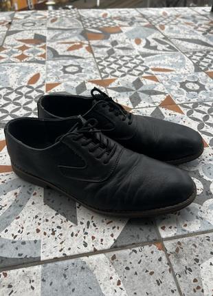 Мужские чёрные классические туфли натуральная кожа 41 размер6 фото