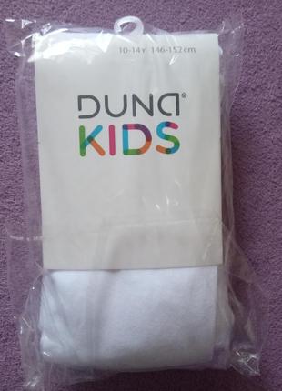 Duna дюна колготи дитячі білі 134-140, 146-1523 фото