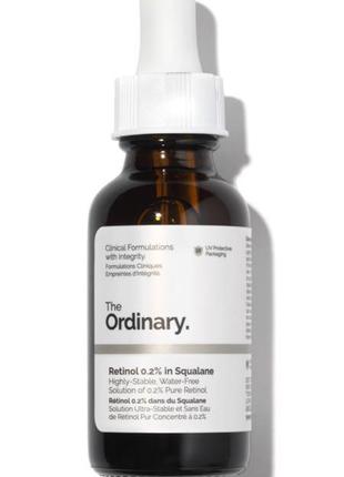 The ordinary - retinol 0,2% in squalane - сироватка з ретинолом 0