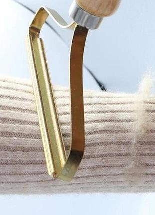 Щетка-скребок для удаления ворса шерсти животных с ковров мебели, ручная двухсторонняя...