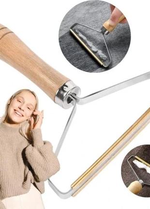 Щетка-скребок для удаления ворса шерсти животных с ковров мебели, ручная двухсторонняя...