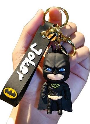 Брелок marvel супергерой batman, чорний