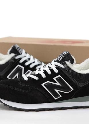 Мужские кроссовки new balance 574 зимние3 фото