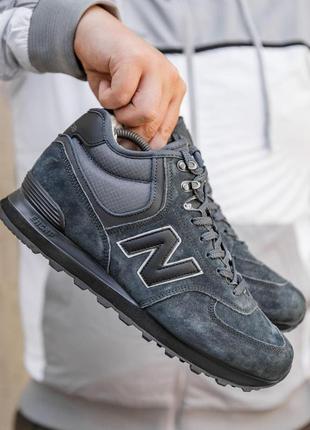 Мужские кроссовки new balance 574 зимние4 фото