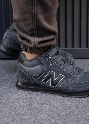 Мужские кроссовки new balance 574 зимние5 фото