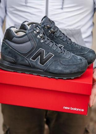 Мужские кроссовки new balance 574 зимние7 фото