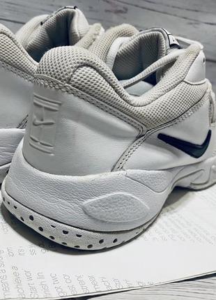 Кроссовки nike m court lite 2 оригинал ar8836-100, для тенниса, кожаные белые5 фото