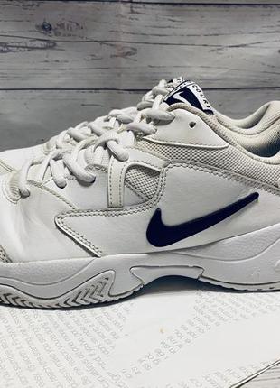 Кроссовки nike m court lite 2 оригинал ar8836-100, для тенниса, кожаные белые2 фото