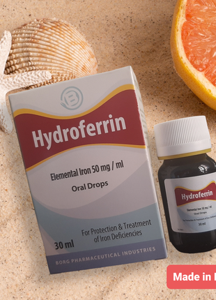 Hydroferrin гидроферрин краплі залізо дітям від народження 30 мл