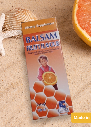 Balsam fruity бальзам фруті натуральний сироп від кашлю єгипет