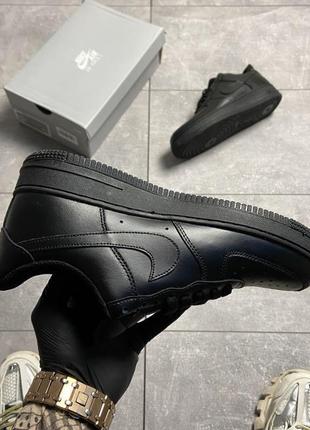 🔥 nike air force 1 low black8 фото