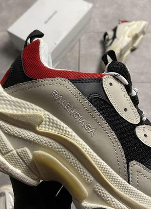 🔥 balenciaga triple s beige black2 фото