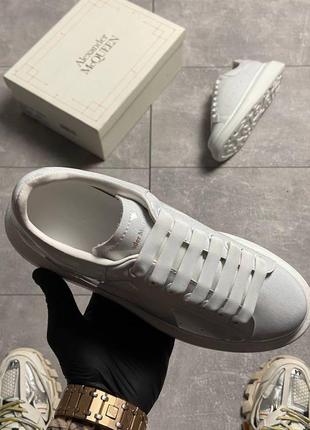 🔥 alexander mcqueen galaxy white9 фото