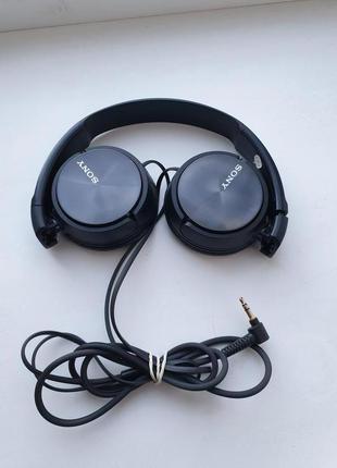 Навушники повнорозмірні провідні sony mdr-zx310 чорні