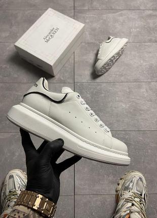 🔥 alexander mcqueen cream white line.6 фото