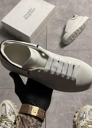 🔥 alexander mcqueen cream white line.7 фото