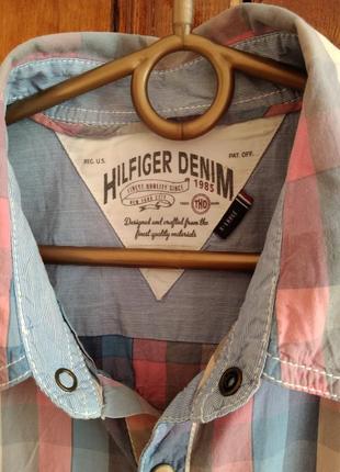 Рубашка hilfiger denim 1985, оригинал.2 фото