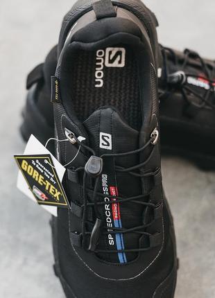 Мужские кроссовки salomon cross over gore-tex зимние7 фото