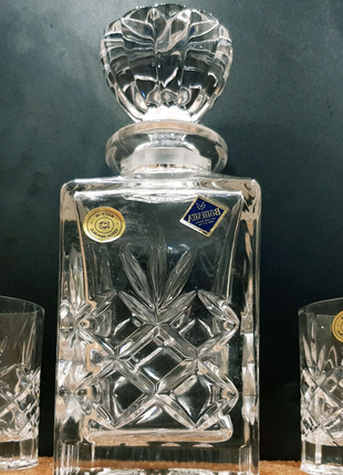 Кришталевий whiskey set від bohemia crystal.