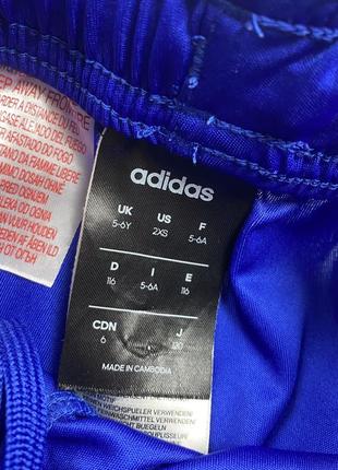 Привлеченные шорты оригинал adidas 110-116см/5-6р мальчик синий электрик4 фото