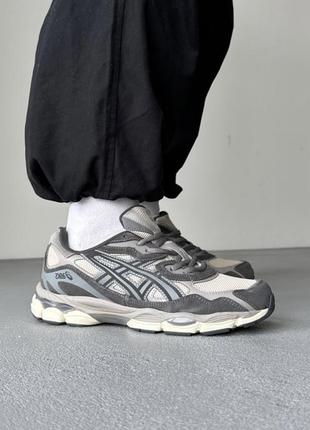 Ассикс гел ник кроссовки asics gel-nyc brown/beige