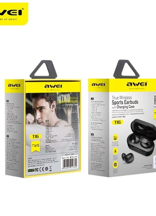 Наушники awei t16 tws bluetooth2 фото